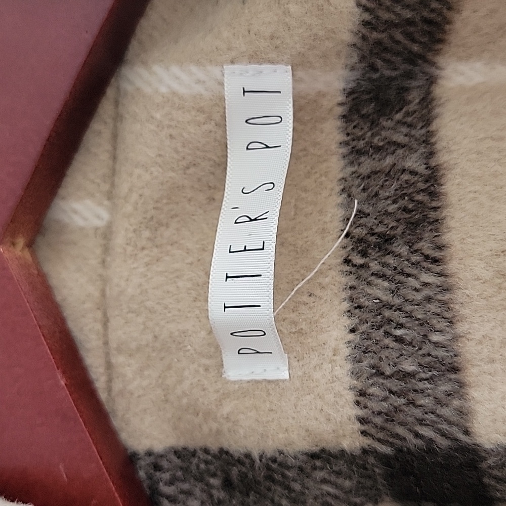 Mocha Plaid Coat - Picture 2 of 2
